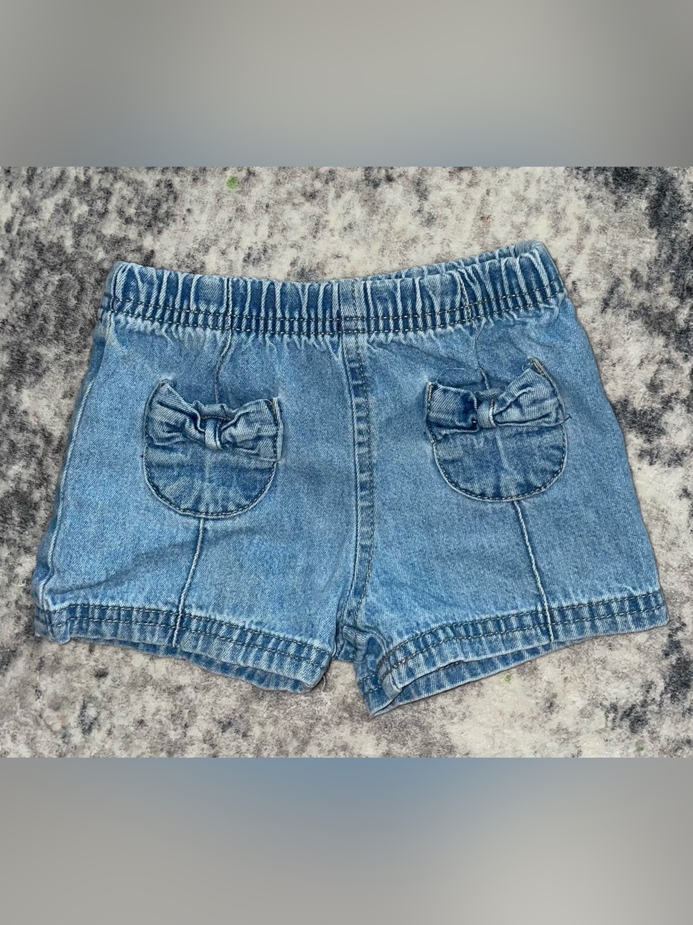 Faded Glory denim shorts size 12 months